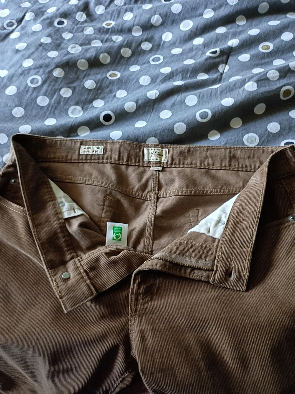 Men's j Crew  Corduroy Pants - Classic Straight Fit - Picture 5 of 9